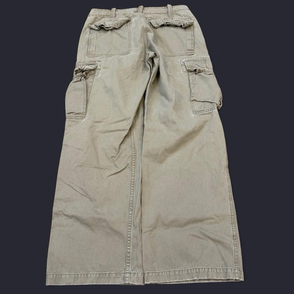 Vintage Kirra Baggy Wide Leg Cargo Pants Men's 33x32 Skater Surfer Y2K ( Read ) - Picture 2 of 4